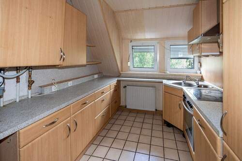 Küche - mit Einbauküche - Etagenwohnung mit 67,40 m&sup2; in Lüdenscheid zum Kaufen