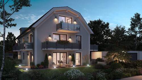 Hausansicht - 4 Zimmer Etagenwohnung in München