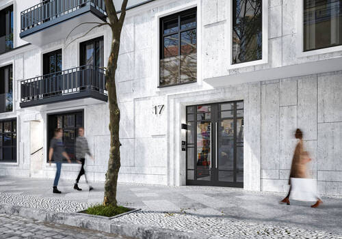 Außenvisualisierung - Etagenwohnung mit 73,90 m&sup2; in Berlin zum Kaufen