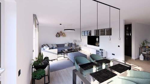 Ansicht Wohnbereich - Mehrfamilienhaus, Wohnhaus mit 377,20 m&sup2; in Sinntal - Altengronau zum Kaufen