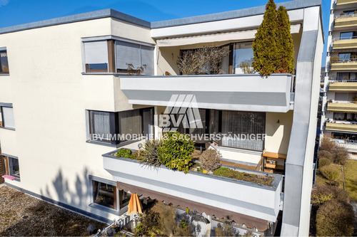 Außenansicht - Der Sommer kann kommen ! XXL-Balkon und ein toller Grundriss mit 2 Schlafzimmern + Büro