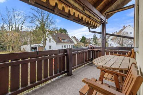 Balkon überdacht - 3 Zimmer Etagenwohnung in Kaufbeuren