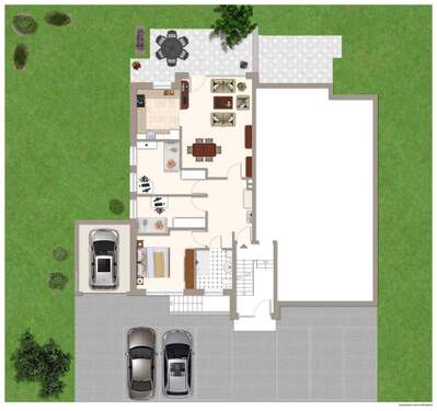 Erdgeschosswohnung - 