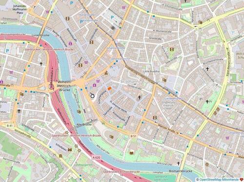 Lageplan - Mehrfamilienhaus, Wohnhaus mit 285,00 m&sup2; in Saarbrücken zum Kaufen