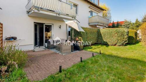 Garten 2 - Charmante 1-Zimmer-Wohnung mit Terrasse & Stellplatz in Erfurt-Windischholzhausen