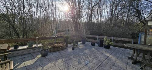 Terrasse auf Anbau - 