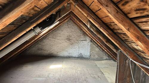 Blick auf den Dachboden - 