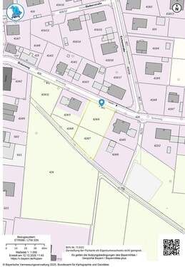 Lageplan - Grundstück in Burgoberbach zum Kaufen