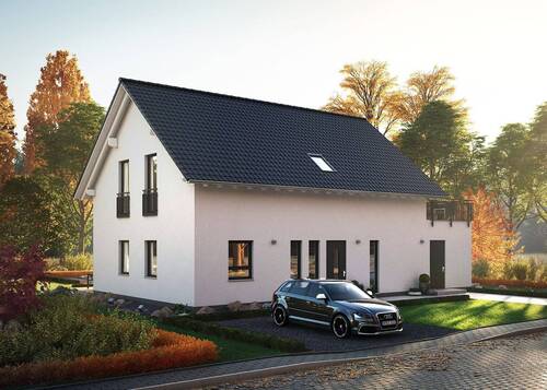 Hausansicht - 6 Zimmer Einfamilienhaus in Gomaringen