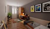 Drittes Zimmer als Büro - Etagenwohnung mit 89,00 m&sup2; in Berlin zum Kaufen