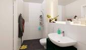Badezimmer mit Dusche - 