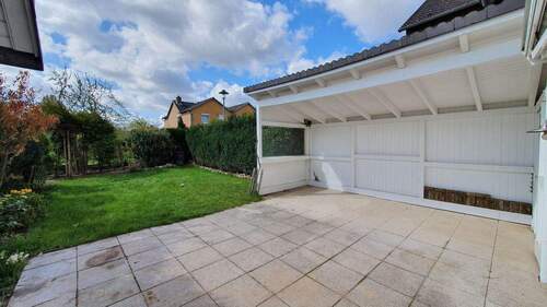 überdachte Terrasse - Reihenendhaus mit 103,00 m&sup2; in Bad Bevensen zur Miete
