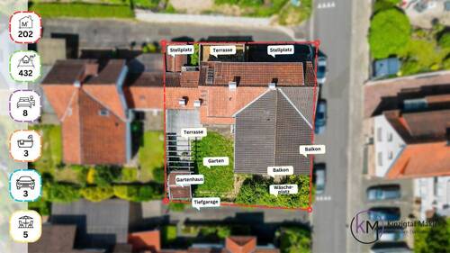 Draufsicht - 9 Zimmer Einfamilienhaus in Bad Orb