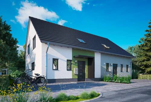 Bild 1 - Unabhängigkeit und Nähe - beides ideal kombiniert im Town & Country Doppelhaus in Ohrdruf
