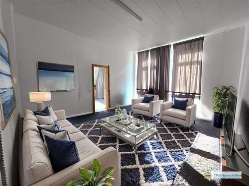 Wohnzimmer - Modernisierte 3-Zimmer-Altbauwohnung mit Charme