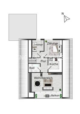 Dachgeschoss - 