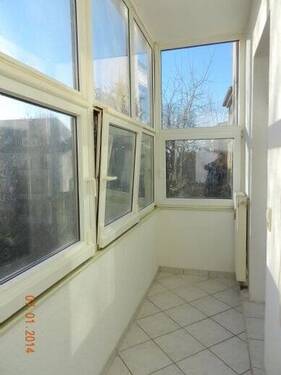 Verglaster Balkon mit Heizung - 