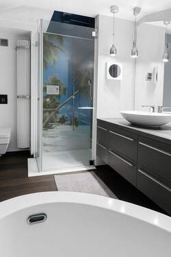 Bad1 Regendusche WC Waschbecke - 