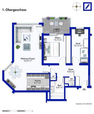 Grafik_1. Obergeschoss - 