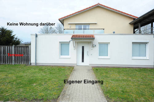 Kleine junge Wohnanlage - Ebenerdige Erdgeschoss-ETW mit separatem Eingang