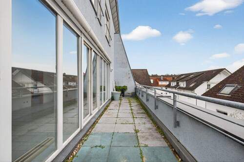 Balkon - Etagenwohnung mit 76,40 m&sup2; in Eggenstein zum Kaufen