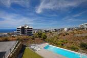 1 - El Higuerón: Moderne Etagenwohnung mit Meerblick, Pool & Tiefgarage
