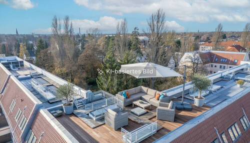 KI Visualisierung Dachterrasse - 