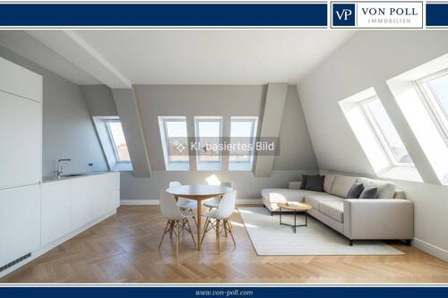 Titelbild - Dachgeschosswohnung mit großzügiger Sonnenterrasse im Innenausbau - Wohnen über den Dächern Berlins