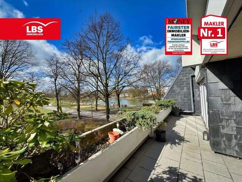 Terrasse mit Seeblick - Eigentumswohnung mit Aufzug und toller Aussicht auf den City-See in Marl!