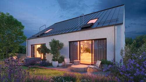 Außenansicht Doppelhaus - 