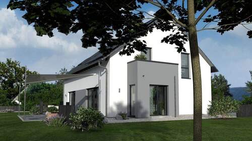 Ansicht Garten - 7 Zimmer Mehrfamilienhaus, Wohnhaus zum Kaufen in Eppelborn