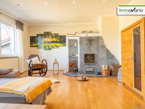 Wohnzimmer - Ansicht Kamin - 