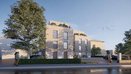 Straßenansicht - Stilvolle und großzügige Drei-Zimmer-Wohnung in Melle - Ihr modernes Zuhause