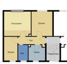 Grundrissskizze - 