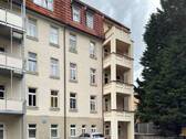 Hoffassade mit Balkon - 3 Zimmer Etagenwohnung zur Miete in Gotha
