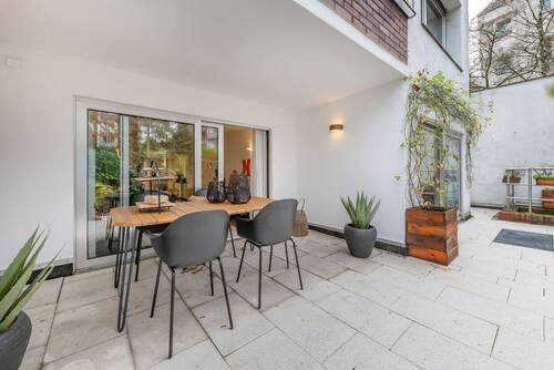 Terrasse - 2 Zimmer Etagenwohnung zum Kaufen in Düsseldorf
