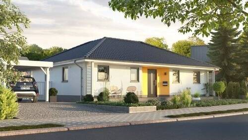 Veranda Fernansicht - 4 Zimmer Bungalow in Pritzwalk