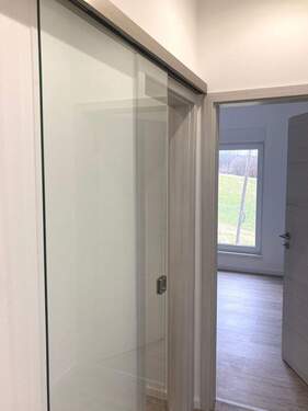 hochwertige Glasschiebetüre - 
