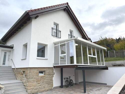 Wintergarten/Carport - 4 Zimmer Einfamilienhaus in Hermsdorf