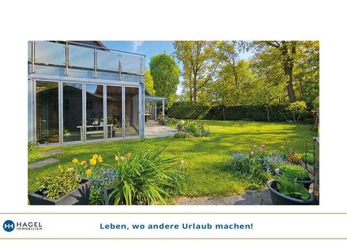Bild 1 - 1a-Traumlage in Hanstedt - Doppelhaushälfte zum Verlieben. Offener Wohnbereich, Wintergarten, Balkon, ...