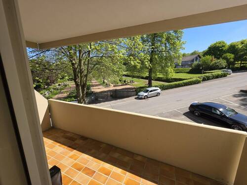 Ausblick Balkon - 2 Zi.-ETW mit EBK, Balkon, Garage - Kurzfristig frei