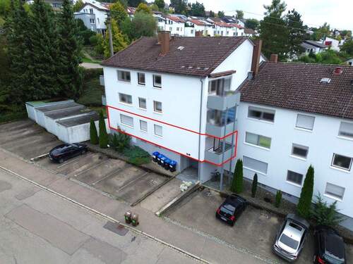 Luftaufnahme - 3 Zimmer Etagenwohnung zum Kaufen in Blaustein