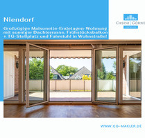 Großzügige Maisonette-Endetagen-Wohnung mit Fahrstuhl + Dachterrasse + Küchenbalkon + TG-Stellplatz! - Hamburg Niendorf