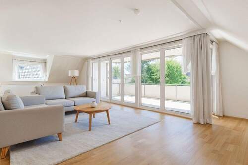 Wohn-/ Essbereich - Wohnzimmer, Skandinavisch - (KI generiert) - Etagenwohnung mit 153,00 m&sup2; in Hamburg zum Kaufen