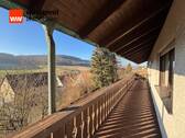 großzügiger Balkon mit unverbaubarer Aussicht - 
