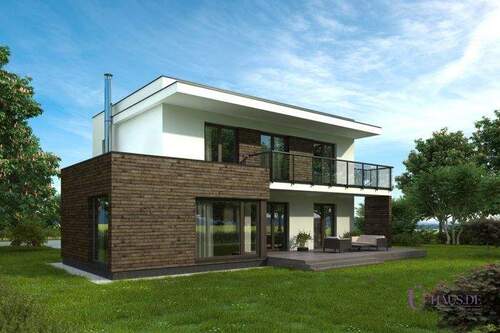 Aurelianus Außenansicht 4 mit Logo - 5 Zimmer Einfamilienhaus zum Kaufen in Werl