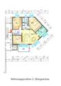 Wohnungsgrundriss - 
