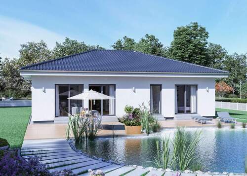 Hausansicht - Bungalow mit 114,00 m&sup2; in Stauchitz zum Kaufen
