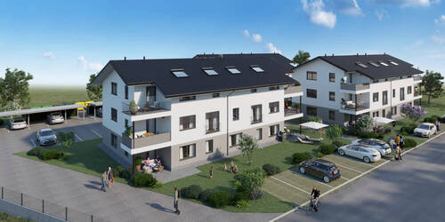 Ansicht 4 - NEUBAU - Eigentumswohnungen in Untersiemau! Moderne Wohnungen mit TerrasseBalkon und Parkplatzmöglichkeit!