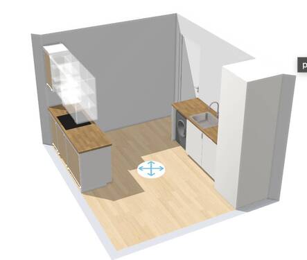 Einbauküche - im Aufbau - 3 Zimmer Etagenwohnung zur Miete in Kaiserslautern